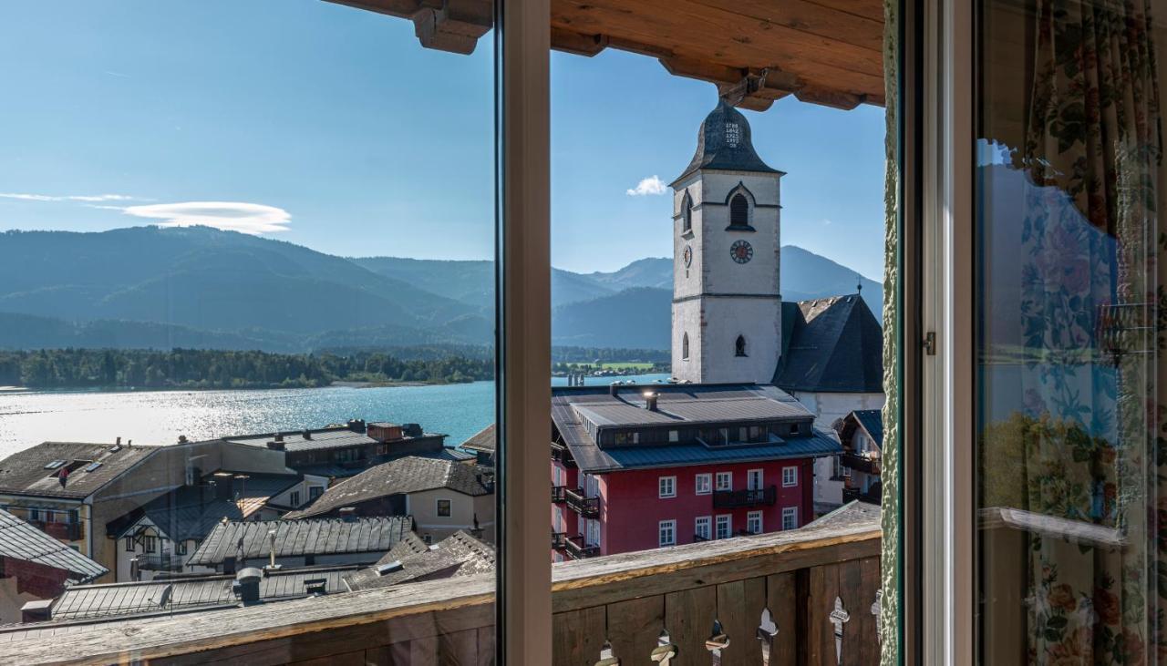 Aberseeblick Pension Ellmauer Saint Wolfgang Extérieur photo