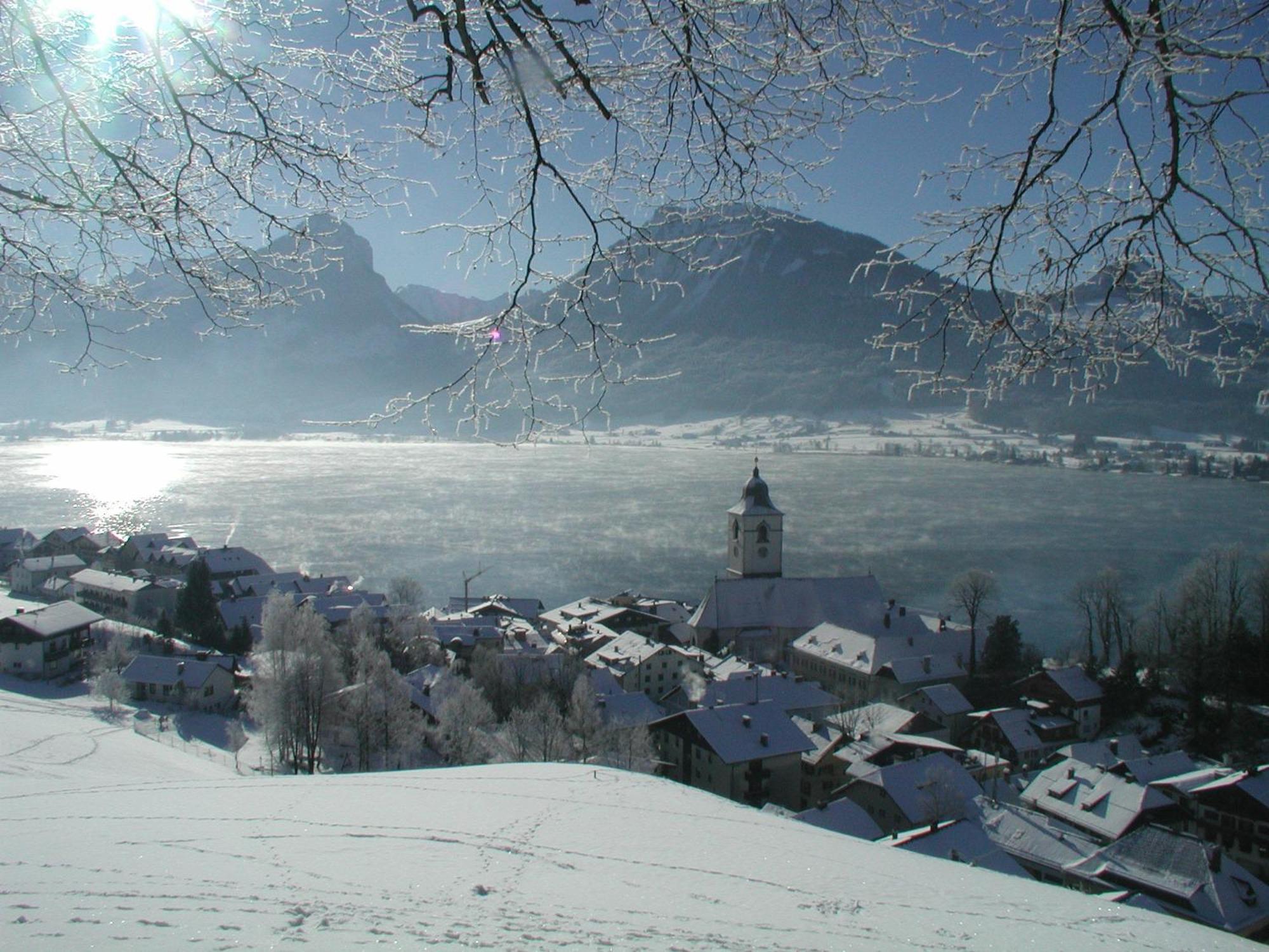 Aberseeblick Pension Ellmauer Saint Wolfgang Extérieur photo
